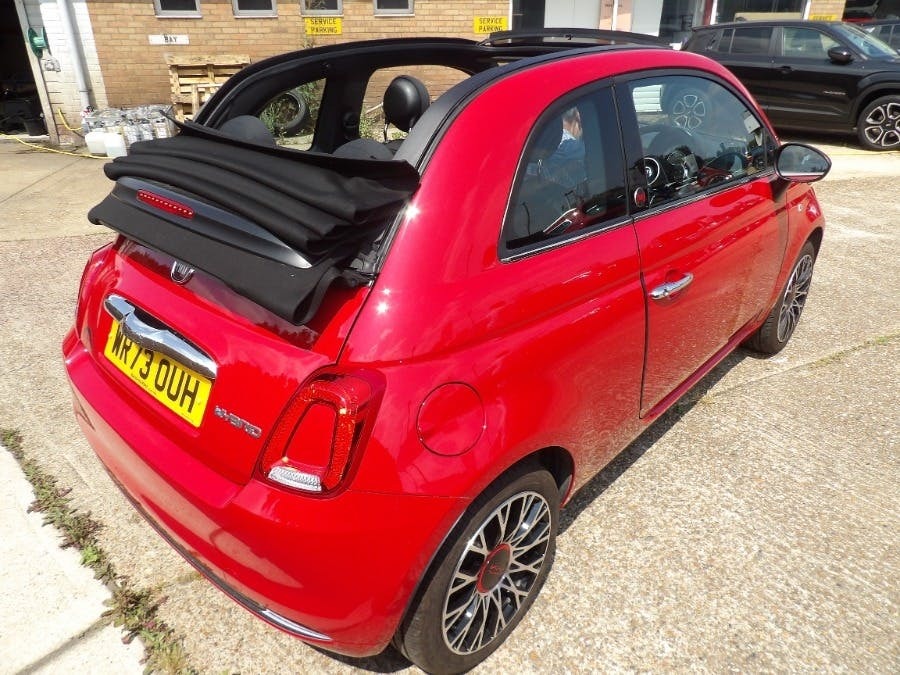 Fiat 500C 1.0 Mhev Red Convertible Ss Red #4
