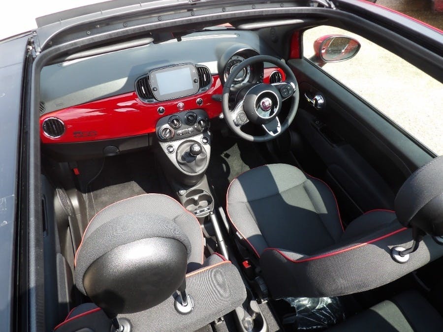 Fiat 500C 1.0 Mhev Red Convertible Ss Red #6