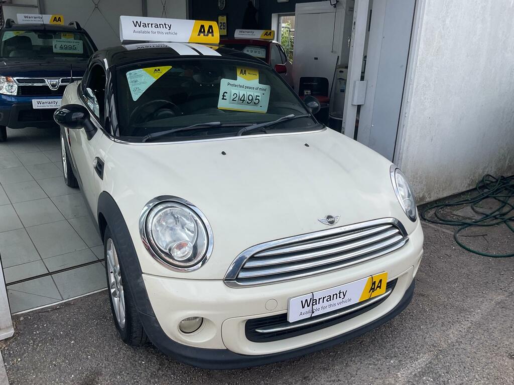 Mini Coupe Cooper White #4