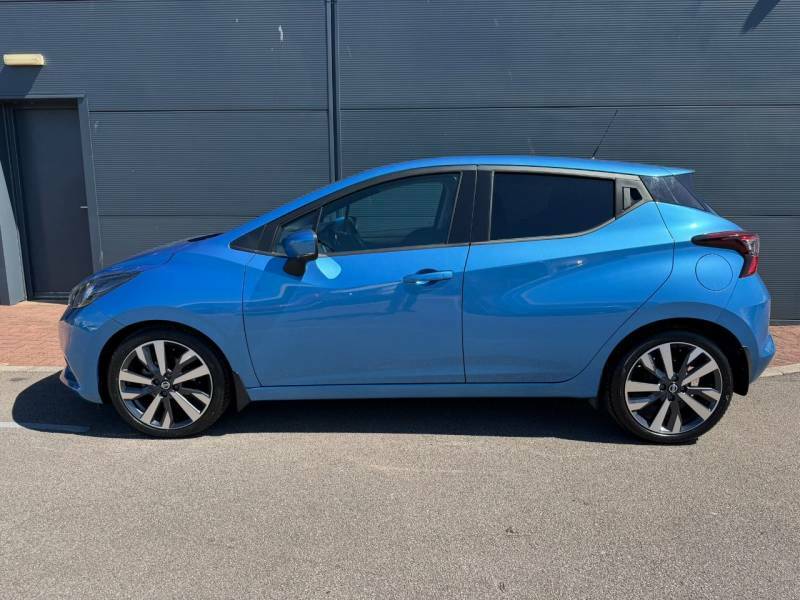 Nissan Micra 1.0 Ig-t 92 Tekna Cvt Blue #4
