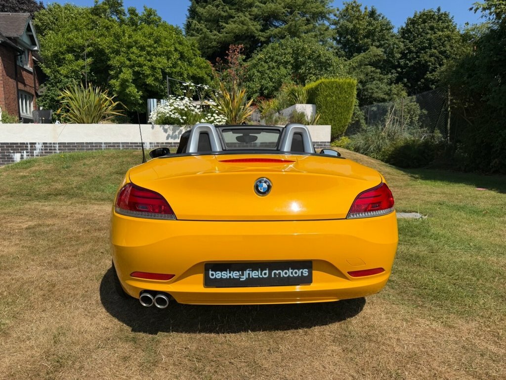 BMW Z4 Convertible Yellow #3