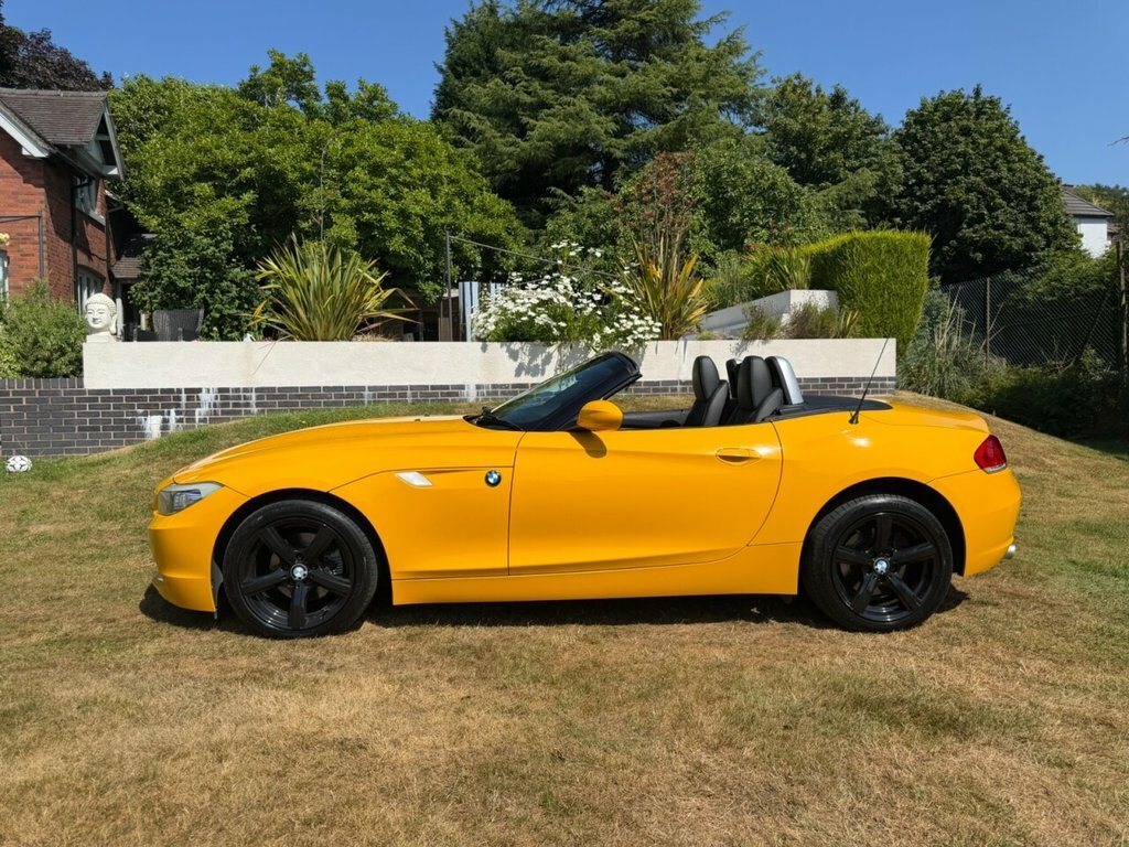 BMW Z4 Convertible Yellow #4