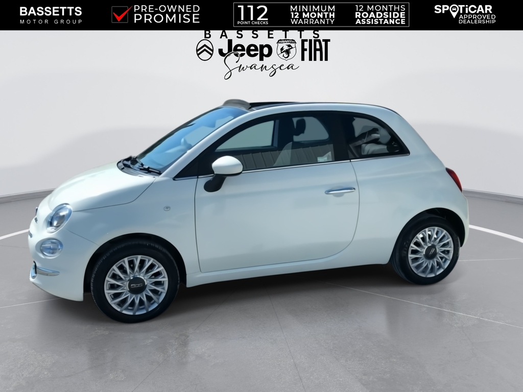 Fiat 500 Standard White #4