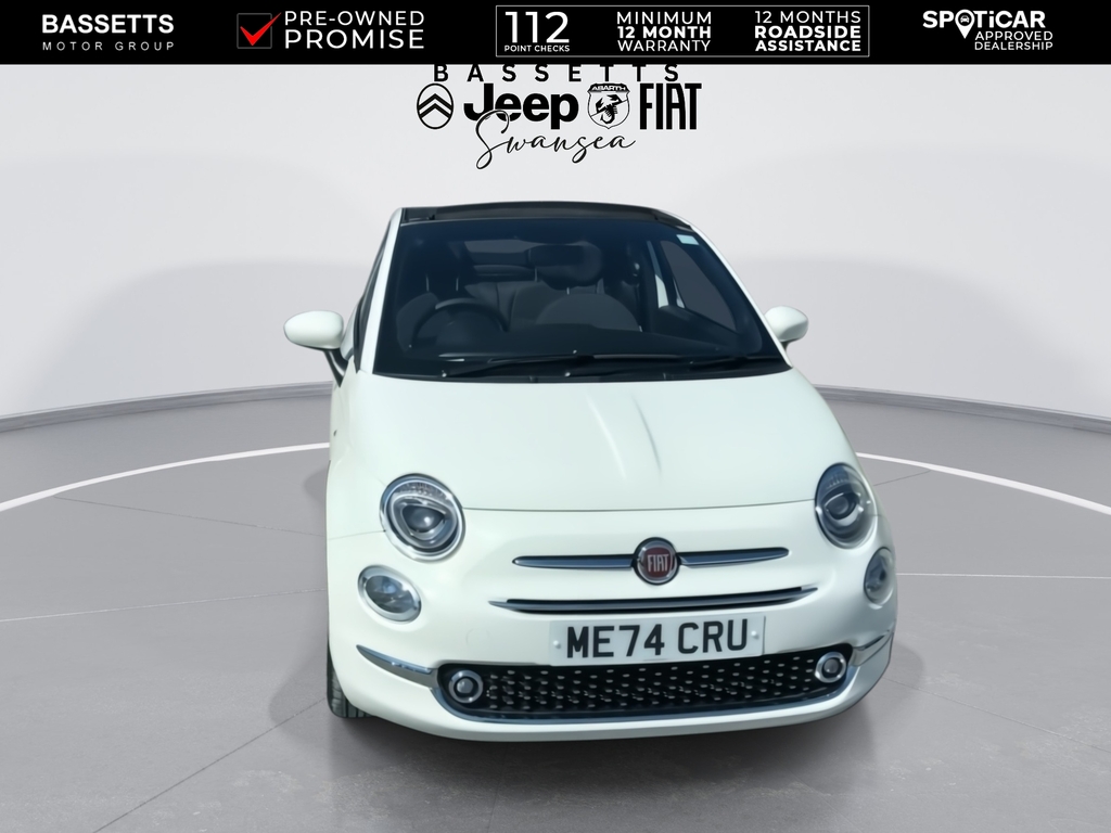 Fiat 500 Standard White #2