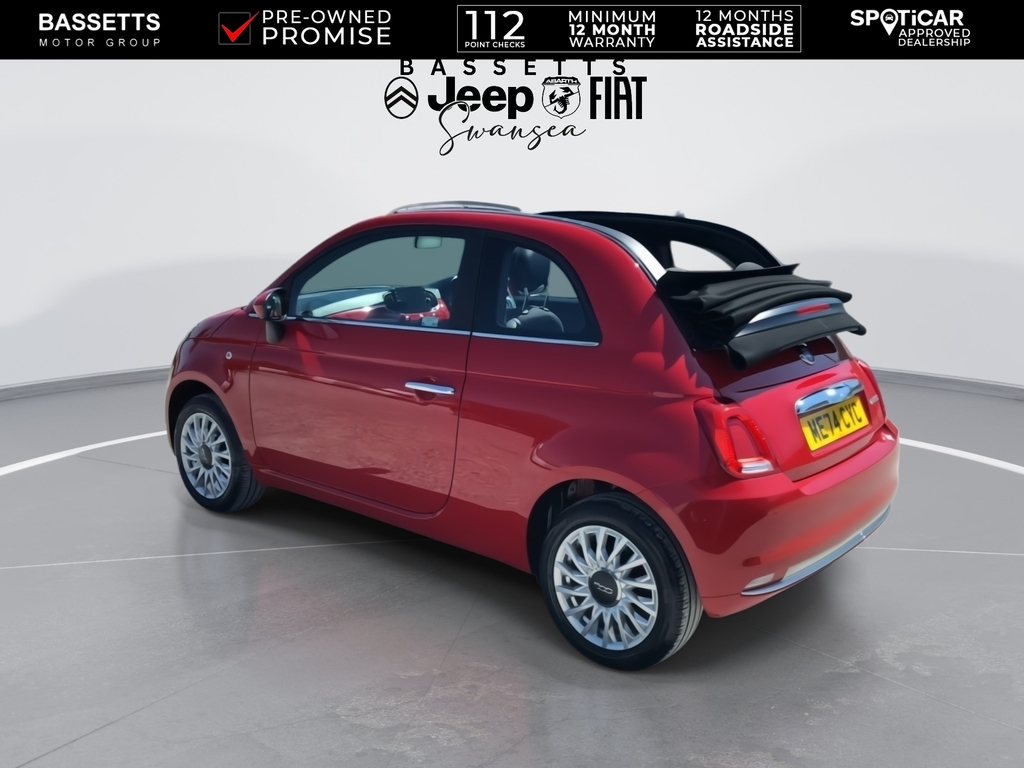Fiat 500 Standard Red #6