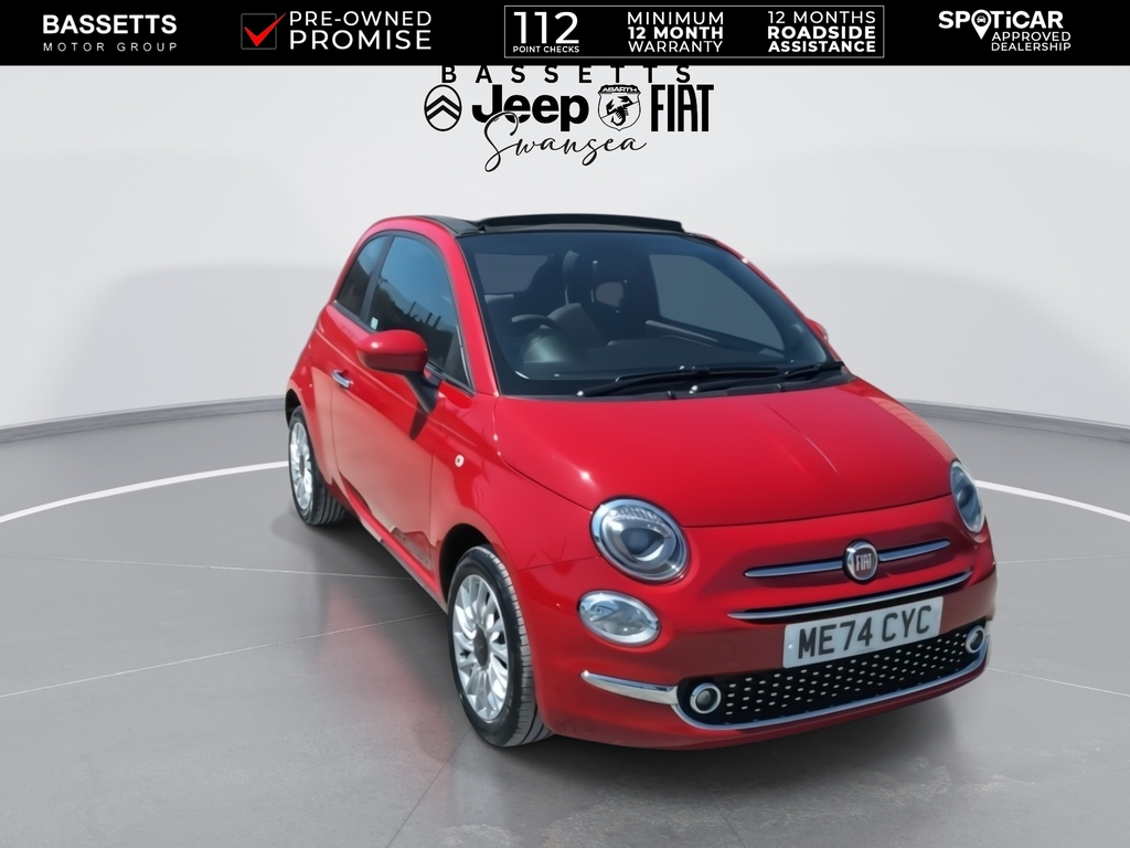 Fiat 500 Standard Red #2