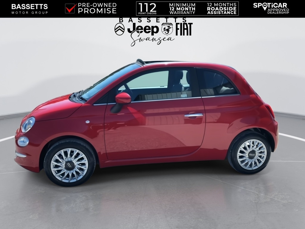 Fiat 500 Standard Red #5