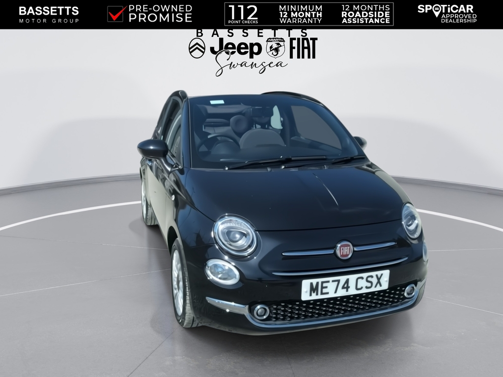 Fiat 500 Standard Black #2