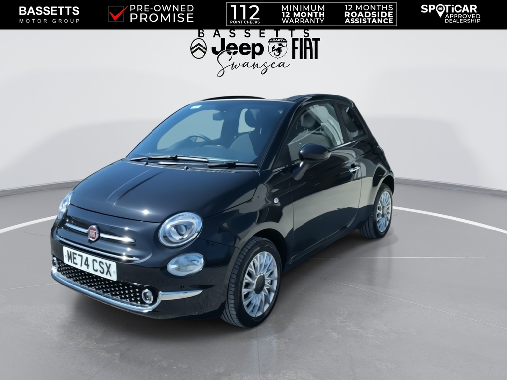 Fiat 500 Standard Black #4