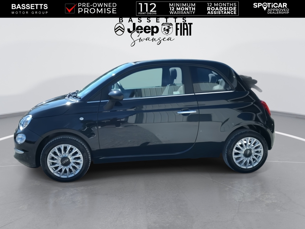 Fiat 500 Standard Black #5