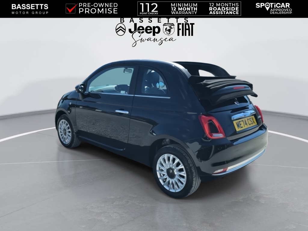 Fiat 500 Standard Black #6