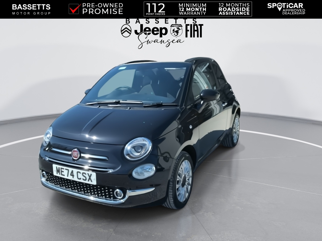 Fiat 500 Standard Black #3