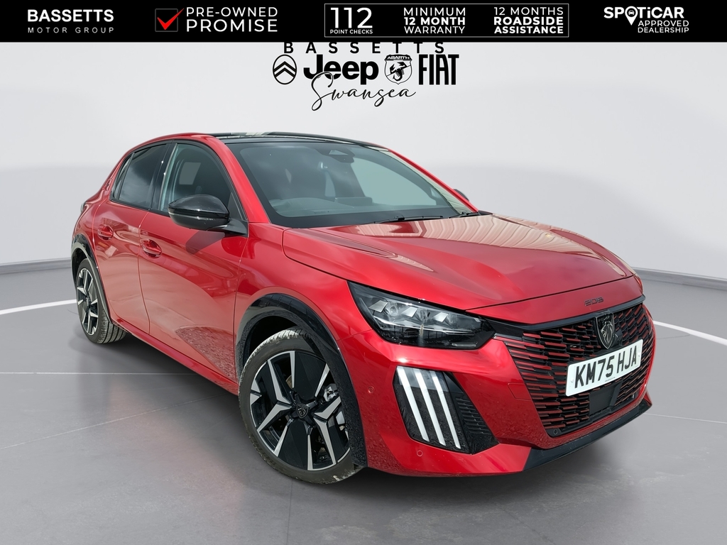 Peugeot e-208 Gt Premium Red