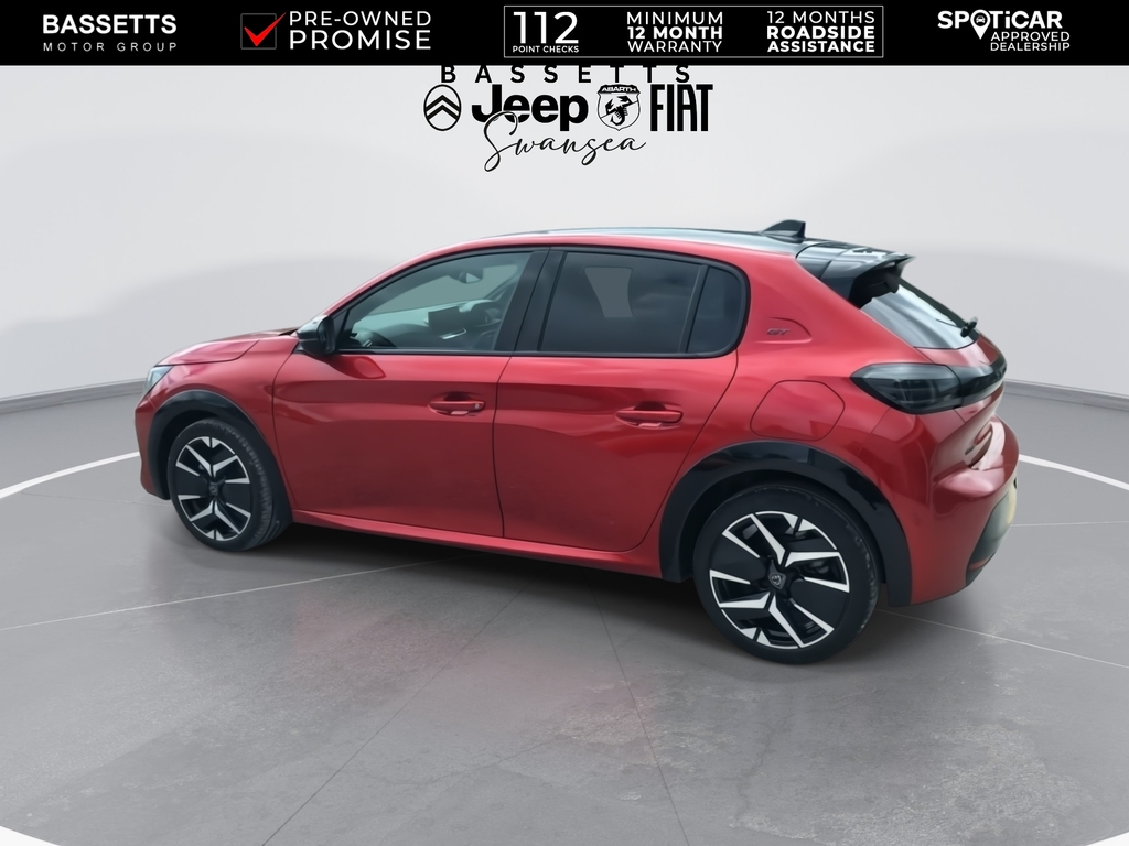 Peugeot e-208 Gt Premium Red #5