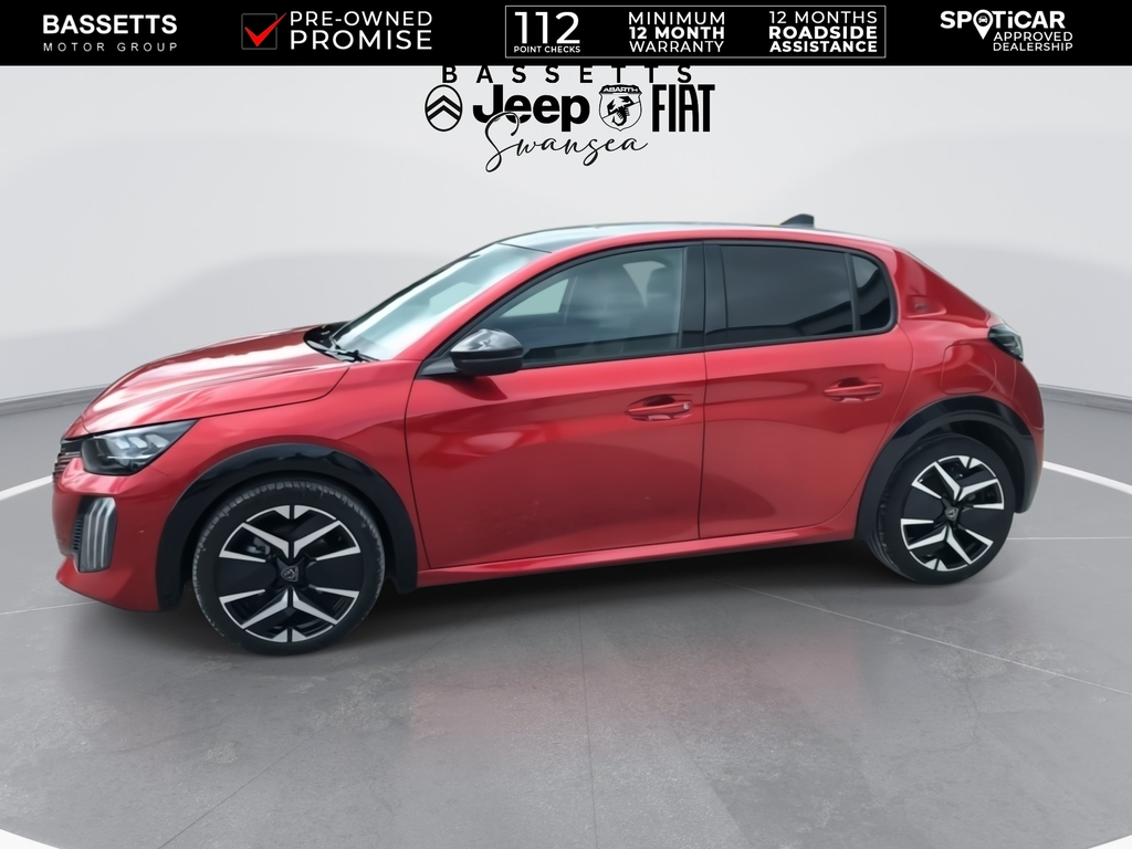 Peugeot e-208 Gt Premium Red #4