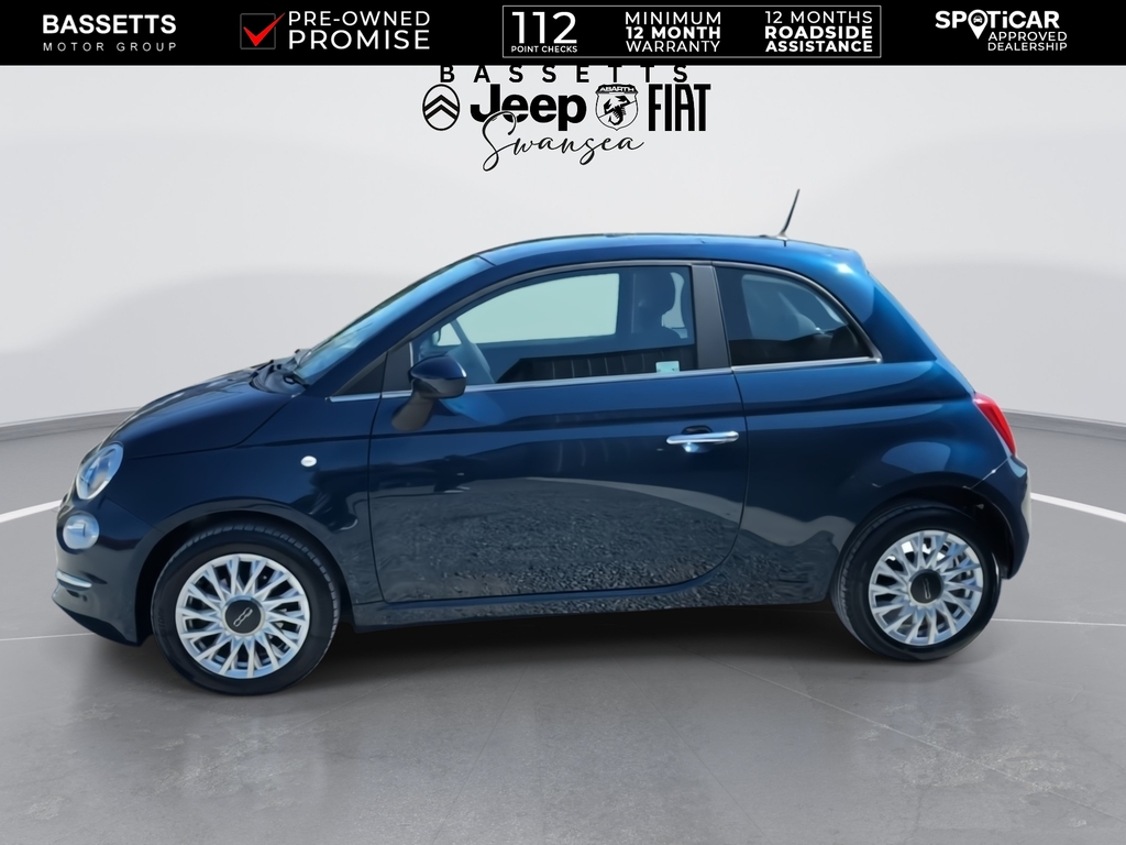 Fiat 500 Standard Blue #5