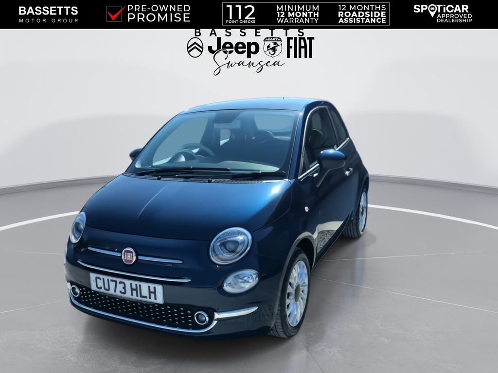 Fiat 500 Standard Blue #3