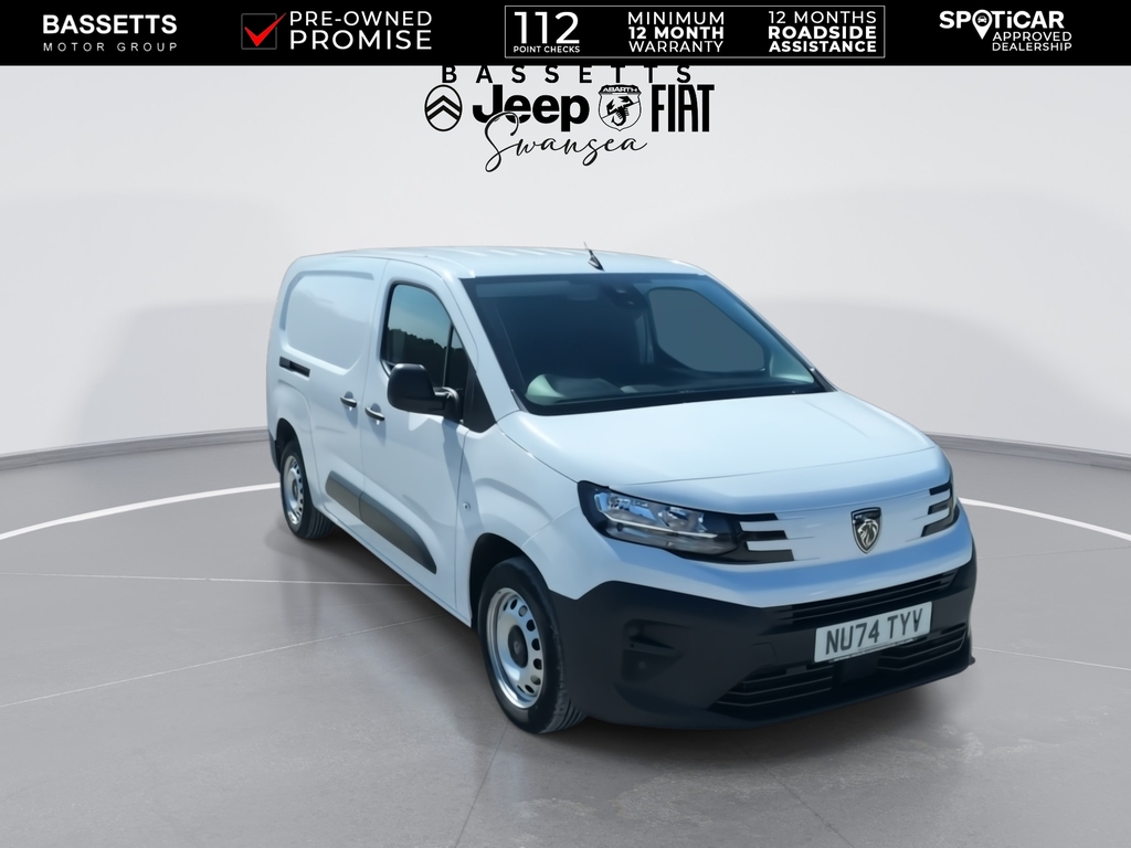 Peugeot Partner Bluehdi Professional L2 Crc NU74TYD White #3