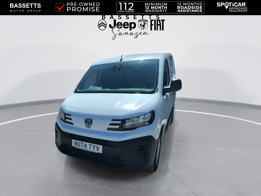 Peugeot Partner Bluehdi Professional L2 Crc NU74TYD White #4
