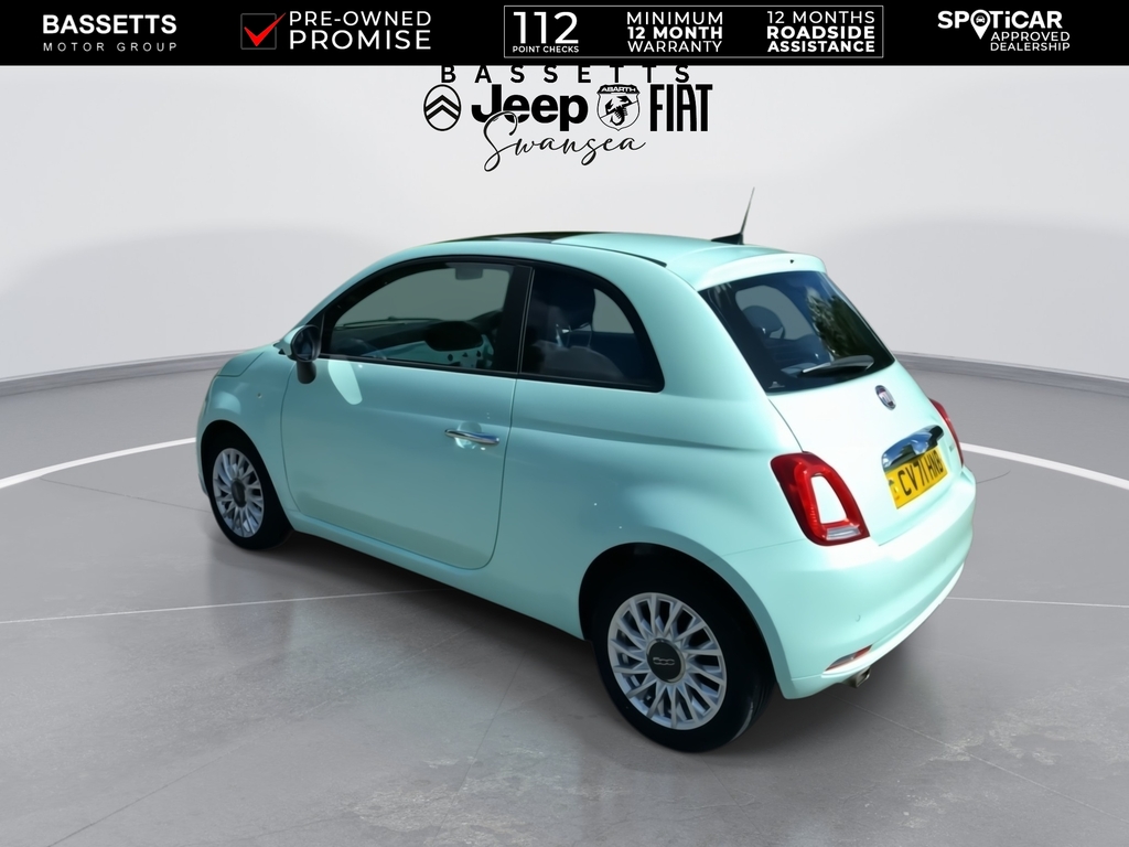 Fiat 500 Lounge Green #6