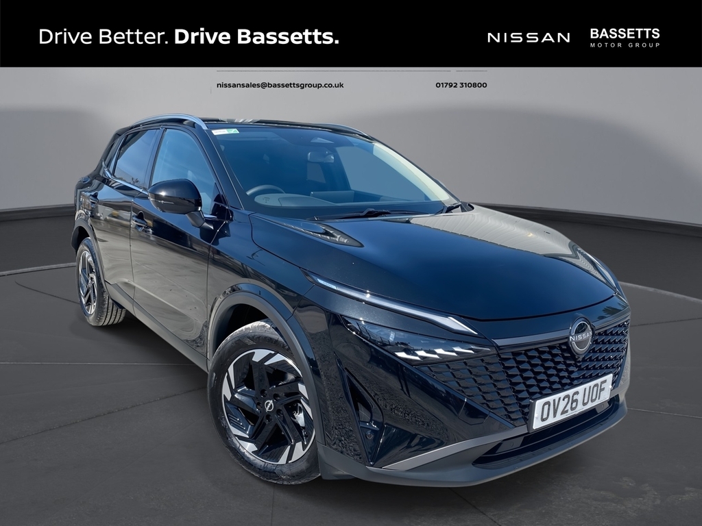 Nissan Qashqai Dig-t N-connecta Xtronic OV26UOF Black