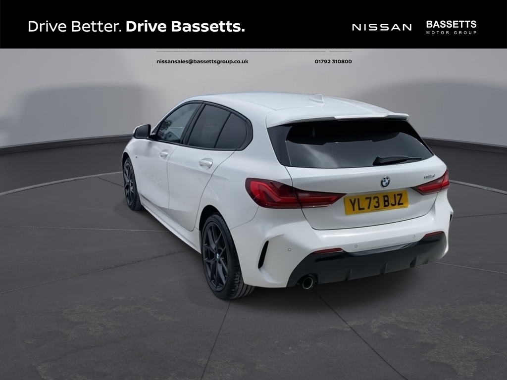BMW 1 Series 116D M Sport YL73BJZ White #6