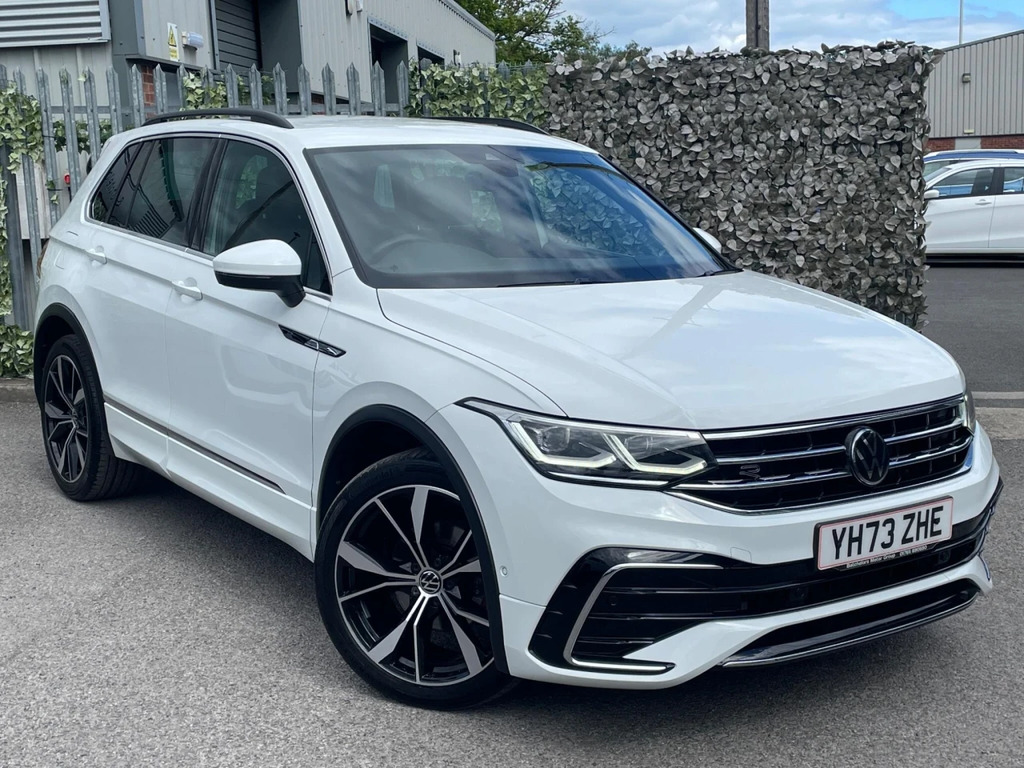 Volkswagen Tiguan 2.0 Tdi R-line Dsg Euro 6 Ss White