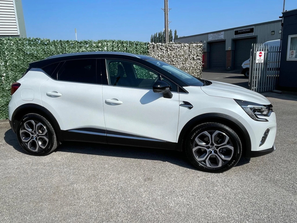 Renault Captur 1.6 E-tech 9.8Kwh Techno Euro 6 Ss BV73TUY White #5