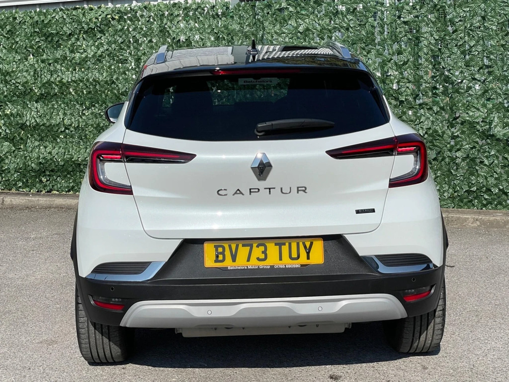 Renault Captur 1.6 E-tech 9.8Kwh Techno Euro 6 Ss BV73TUY White #4