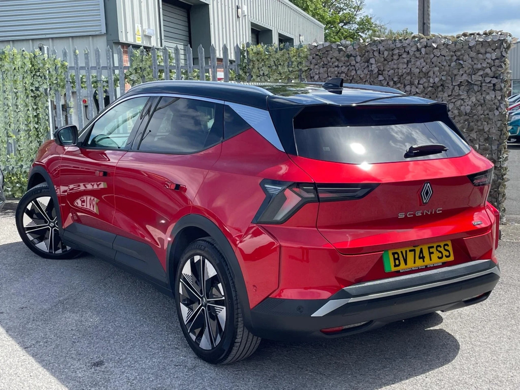 Renault Scenic Long Range 87Kwh Techno 22Kw Charger Red #3