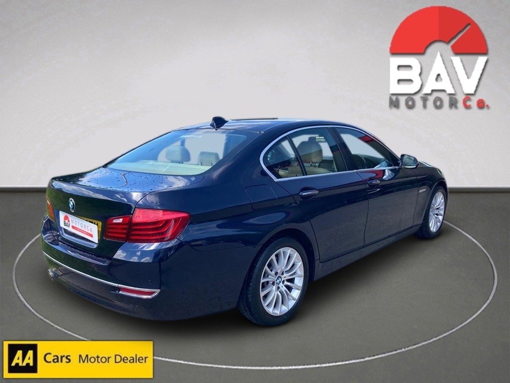 BMW 5 Series 520D Luxury AK14BZV Blue #3