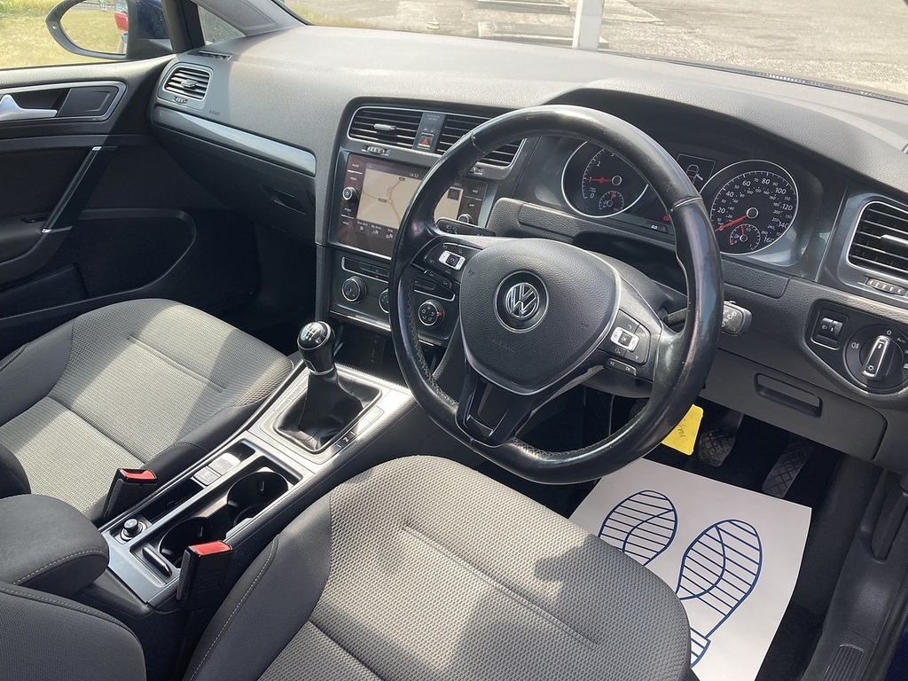 Volkswagen Golf Tsi Bluemotion Tech Se Nav MRZ5087 Blue #2