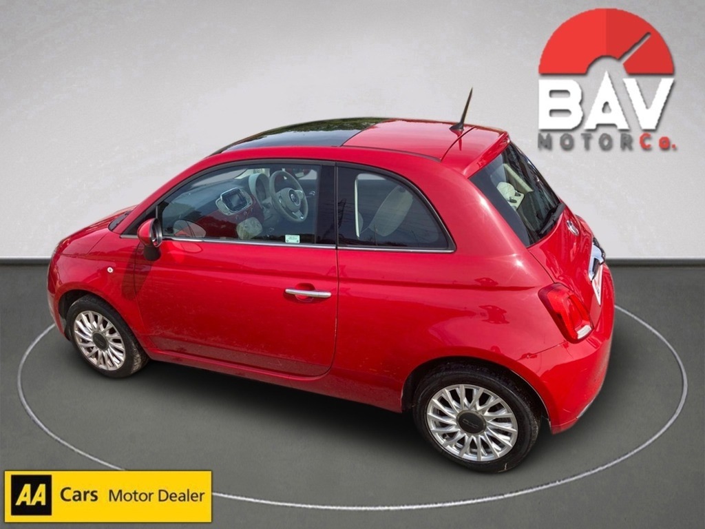 Fiat 500 Lounge Red #5