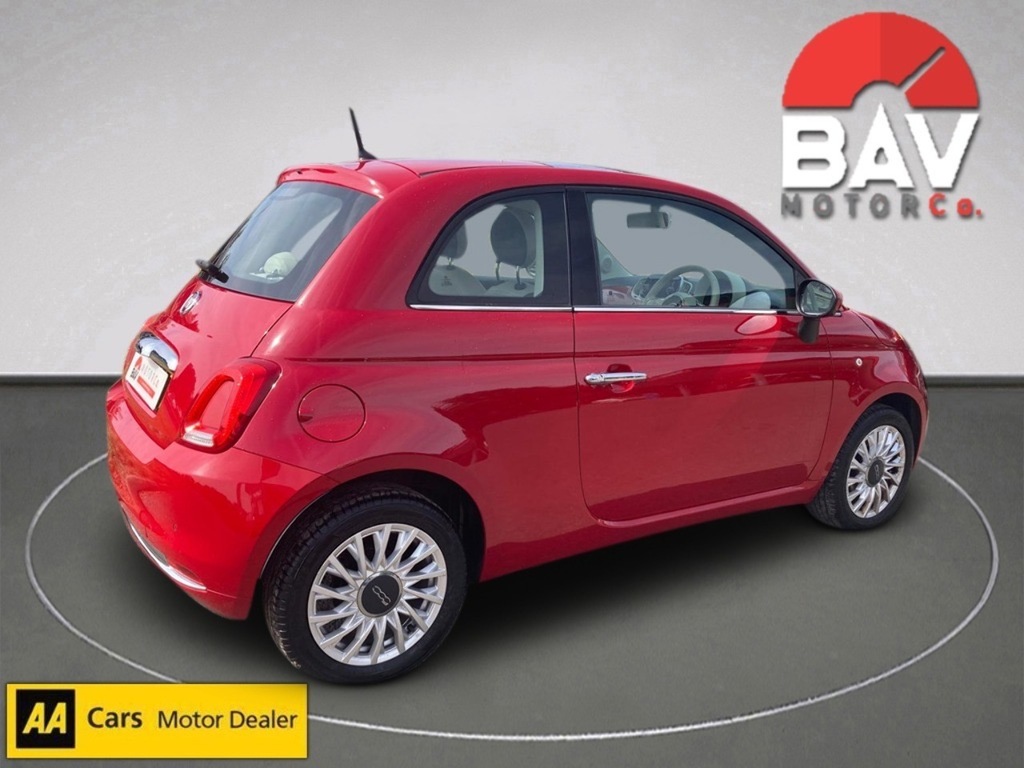 Fiat 500 Lounge Red #3