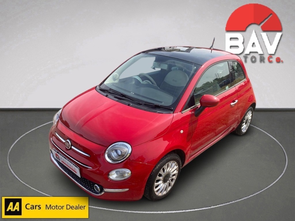Fiat 500 Lounge Red #6