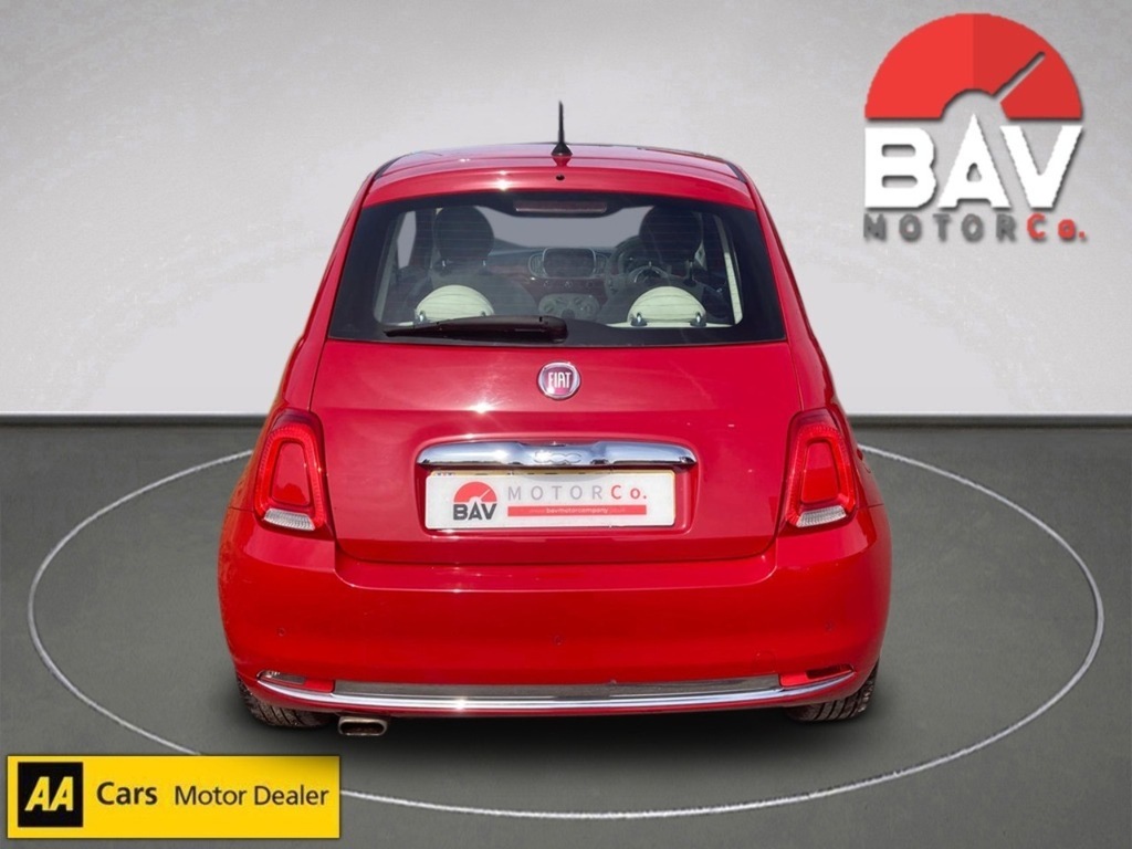 Fiat 500 Lounge Red #4