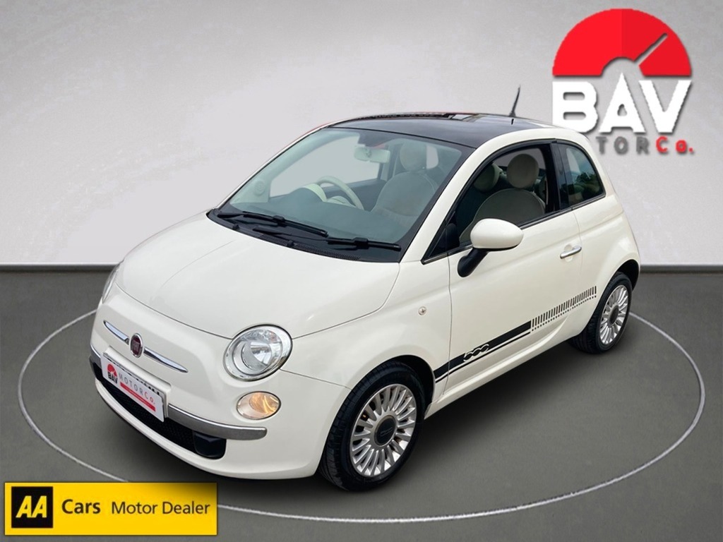 Fiat 500 Lounge White #6