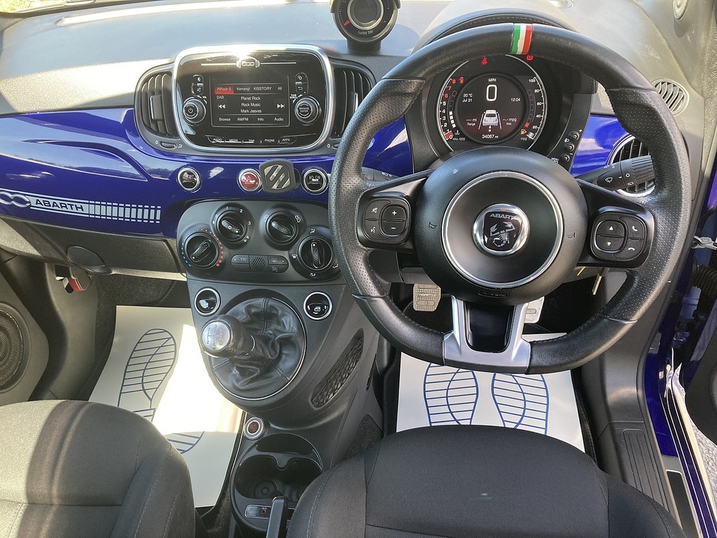 Abarth 595 1.4 T-jet Turismo Hatchback Euro Blue #12