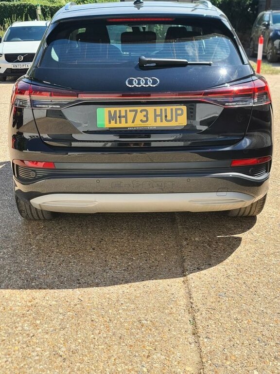 Audi Q4 E Tron Sport Suv MH73HUP Black #6