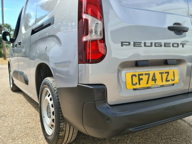 Peugeot Partner 1.5 Bluehdi 100 Asphalt Van Panel Van White #9