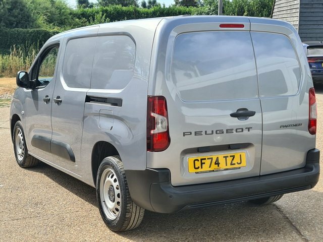 Peugeot Partner 1.5 Bluehdi 100 Asphalt Van Panel Van White #8