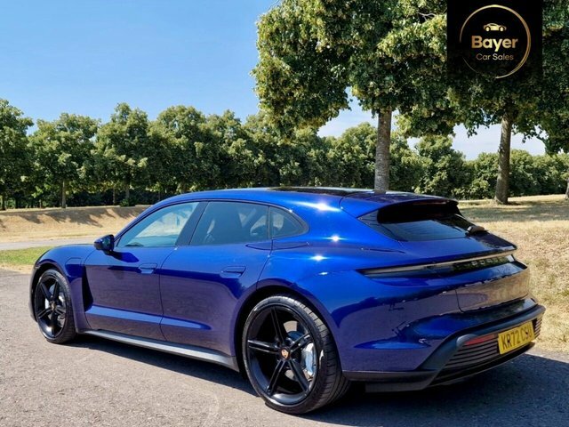 Porsche Taycan Plus 93.4Kwh Sport Turismo Blue #5