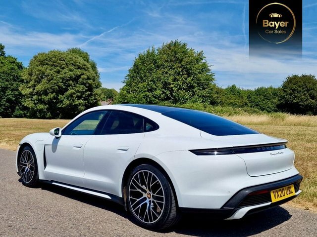 Porsche Taycan Plus 93.4Kwh Turbo Saloon White #5