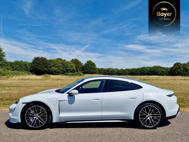 Porsche Taycan Plus 93.4Kwh Turbo Saloon White #3