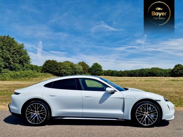 Porsche Taycan Plus 93.4Kwh Turbo Saloon White #2