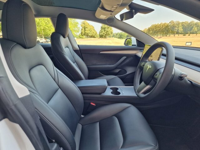 Tesla Model 3 4dr Electric Auto Rwd White #6
