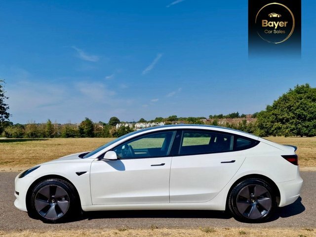 Tesla Model 3 4dr Electric Auto Rwd White #3