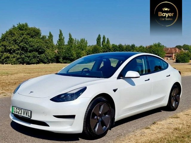 Tesla Model 3 4dr Electric Auto Rwd White