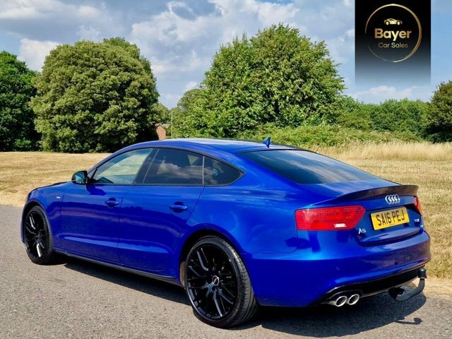 Audi A5 Tdi Black Edition Plus Blue #5