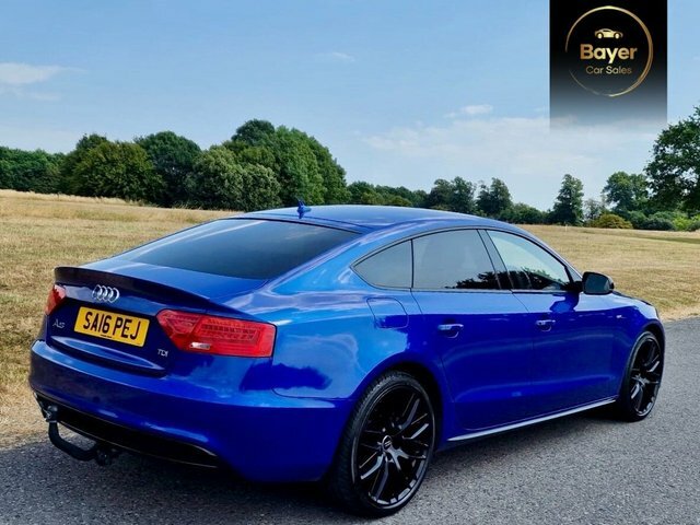 Audi A5 Tdi Black Edition Plus Blue #4